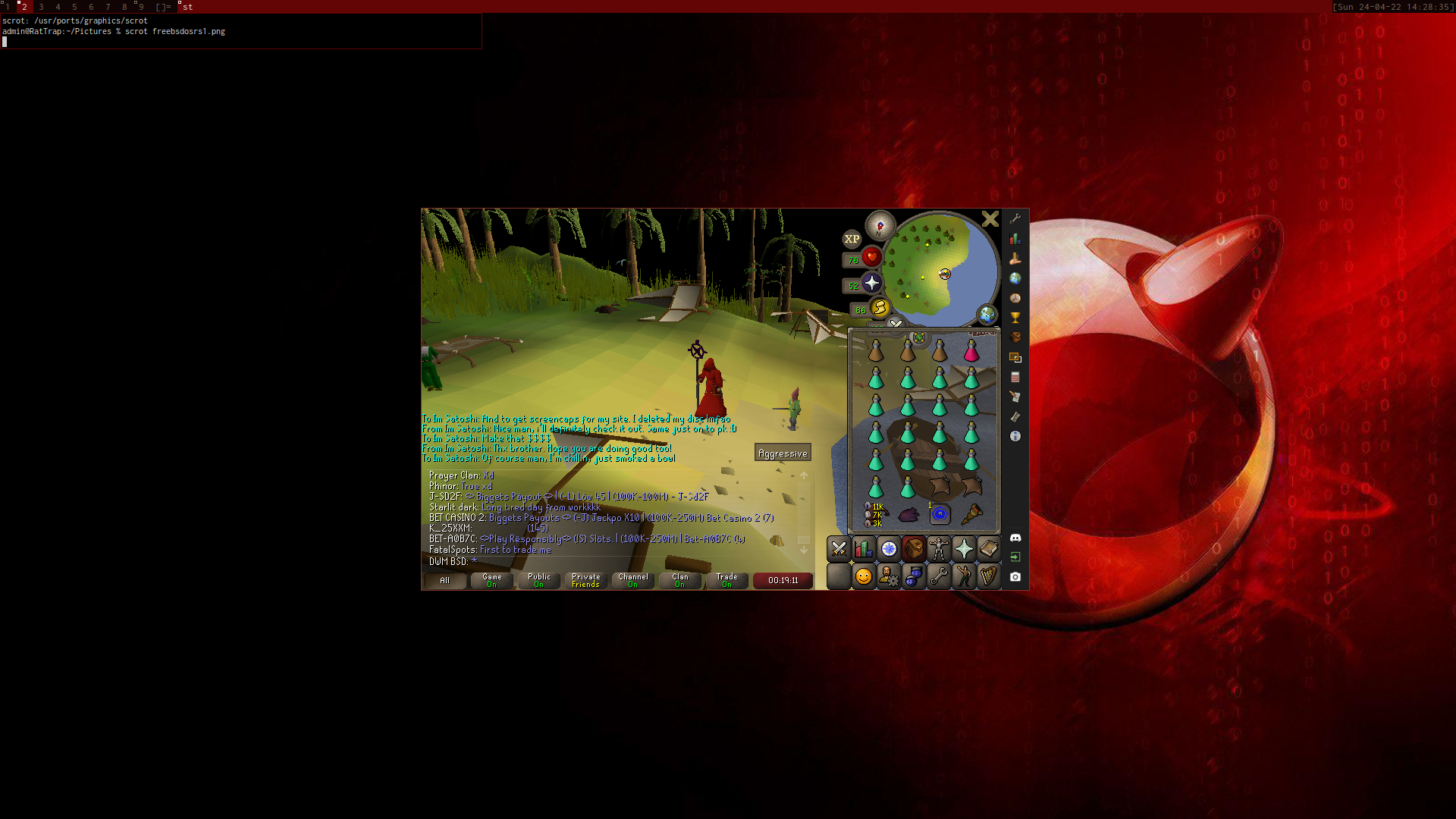 OSRS on FreeBSD 13