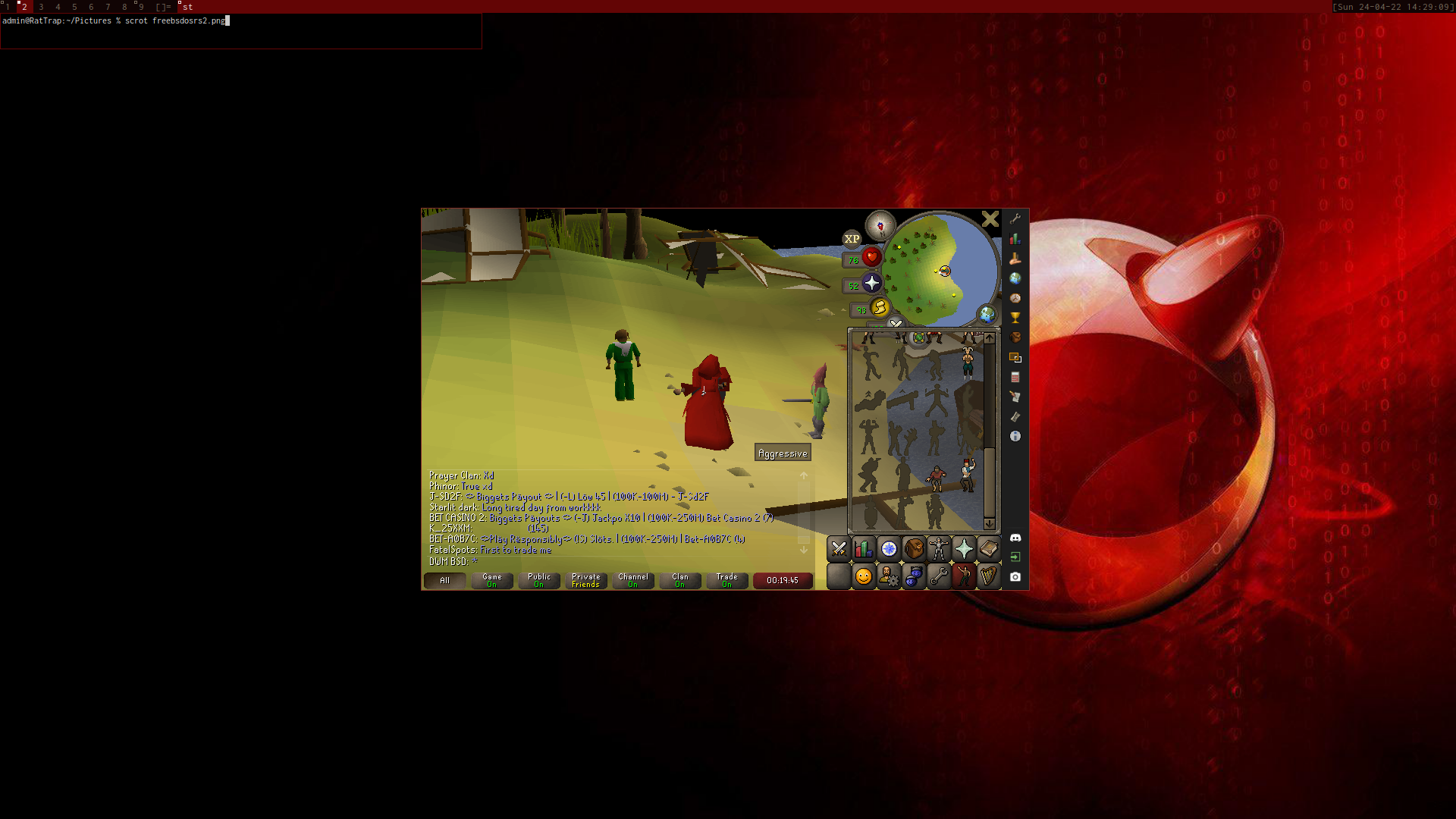 OSRS on FreeBSD 13
